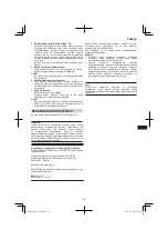 Предварительный просмотр 141 страницы Hitachi CS 30Y Handling Instructions Manual