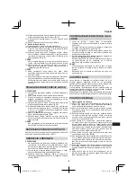 Предварительный просмотр 181 страницы Hitachi CS 30Y Handling Instructions Manual