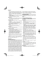 Preview for 10 page of Hitachi CS 33EB Handling Instructions Manual