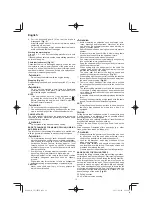 Preview for 12 page of Hitachi CS 33EB Handling Instructions Manual