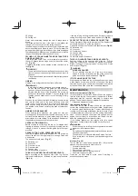 Preview for 13 page of Hitachi CS 33EB Handling Instructions Manual