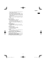 Preview for 15 page of Hitachi CS 33EB Handling Instructions Manual