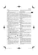 Preview for 21 page of Hitachi CS 33EB Handling Instructions Manual