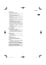 Preview for 25 page of Hitachi CS 33EB Handling Instructions Manual