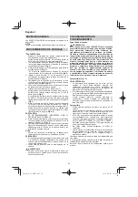 Preview for 60 page of Hitachi CS 33EB Handling Instructions Manual