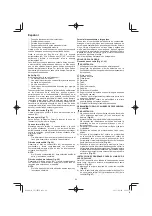 Preview for 64 page of Hitachi CS 33EB Handling Instructions Manual