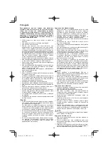 Preview for 68 page of Hitachi CS 33EB Handling Instructions Manual