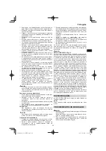 Preview for 69 page of Hitachi CS 33EB Handling Instructions Manual