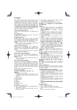 Preview for 74 page of Hitachi CS 33EB Handling Instructions Manual