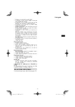 Preview for 75 page of Hitachi CS 33EB Handling Instructions Manual