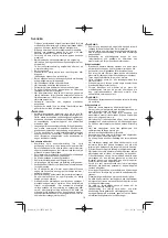 Preview for 78 page of Hitachi CS 33EB Handling Instructions Manual