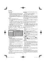 Preview for 80 page of Hitachi CS 33EB Handling Instructions Manual