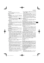 Preview for 81 page of Hitachi CS 33EB Handling Instructions Manual