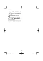 Preview for 84 page of Hitachi CS 33EB Handling Instructions Manual