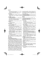 Preview for 88 page of Hitachi CS 33EB Handling Instructions Manual