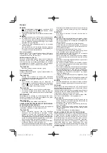 Preview for 90 page of Hitachi CS 33EB Handling Instructions Manual