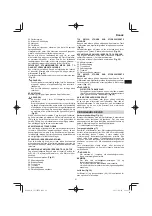 Preview for 91 page of Hitachi CS 33EB Handling Instructions Manual