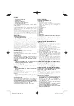 Preview for 92 page of Hitachi CS 33EB Handling Instructions Manual