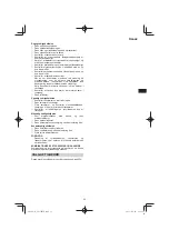 Preview for 93 page of Hitachi CS 33EB Handling Instructions Manual