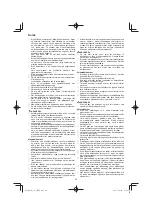 Preview for 96 page of Hitachi CS 33EB Handling Instructions Manual