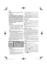 Preview for 98 page of Hitachi CS 33EB Handling Instructions Manual