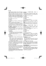 Preview for 100 page of Hitachi CS 33EB Handling Instructions Manual