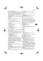 Preview for 101 page of Hitachi CS 33EB Handling Instructions Manual