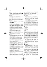 Preview for 108 page of Hitachi CS 33EB Handling Instructions Manual