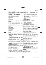 Preview for 109 page of Hitachi CS 33EB Handling Instructions Manual