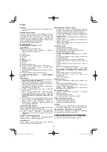 Preview for 110 page of Hitachi CS 33EB Handling Instructions Manual