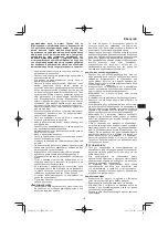 Preview for 113 page of Hitachi CS 33EB Handling Instructions Manual