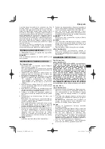 Preview for 115 page of Hitachi CS 33EB Handling Instructions Manual