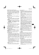 Preview for 117 page of Hitachi CS 33EB Handling Instructions Manual