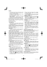 Preview for 126 page of Hitachi CS 33EB Handling Instructions Manual