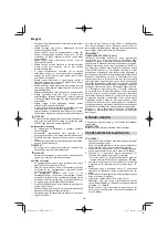 Preview for 134 page of Hitachi CS 33EB Handling Instructions Manual