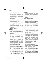 Preview for 142 page of Hitachi CS 33EB Handling Instructions Manual