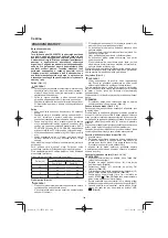 Preview for 144 page of Hitachi CS 33EB Handling Instructions Manual