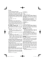 Preview for 146 page of Hitachi CS 33EB Handling Instructions Manual