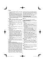 Preview for 152 page of Hitachi CS 33EB Handling Instructions Manual