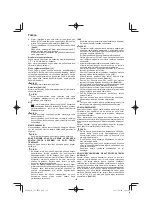 Preview for 154 page of Hitachi CS 33EB Handling Instructions Manual