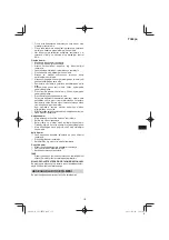 Предварительный просмотр 157 страницы Hitachi CS 33EB Handling Instructions Manual