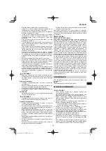 Предварительный просмотр 161 страницы Hitachi CS 33EB Handling Instructions Manual