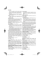 Предварительный просмотр 164 страницы Hitachi CS 33EB Handling Instructions Manual