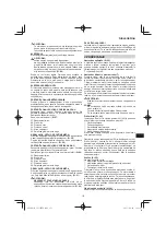 Предварительный просмотр 173 страницы Hitachi CS 33EB Handling Instructions Manual