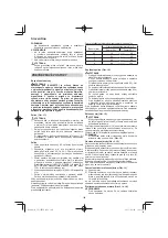 Предварительный просмотр 180 страницы Hitachi CS 33EB Handling Instructions Manual