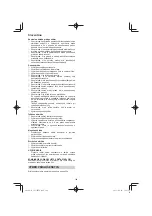 Preview for 184 page of Hitachi CS 33EB Handling Instructions Manual