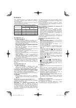 Preview for 190 page of Hitachi CS 33EB Handling Instructions Manual