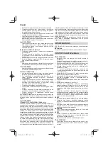 Preview for 198 page of Hitachi CS 33EB Handling Instructions Manual