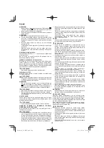 Preview for 200 page of Hitachi CS 33EB Handling Instructions Manual