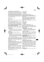 Preview for 201 page of Hitachi CS 33EB Handling Instructions Manual